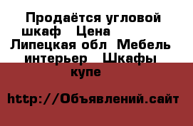 Продаётся угловой шкаф › Цена ­ 15 000 - Липецкая обл. Мебель, интерьер » Шкафы, купе   